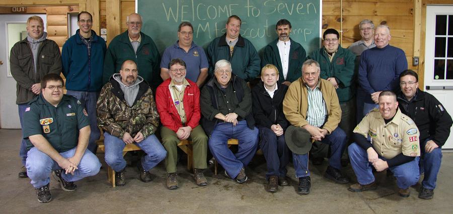 The Alumni Association gathers at camp for fellowship and dinner. 7MC Alumni Association
