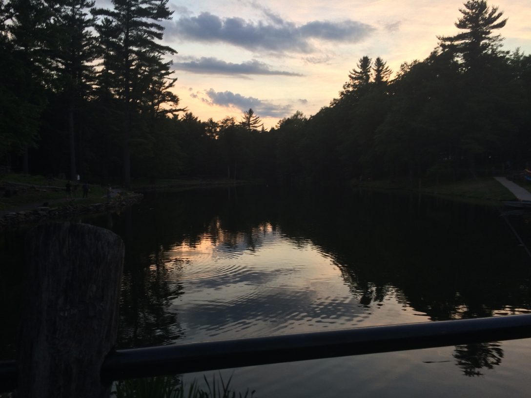 Sunset over Don Bailey Campfire Circle