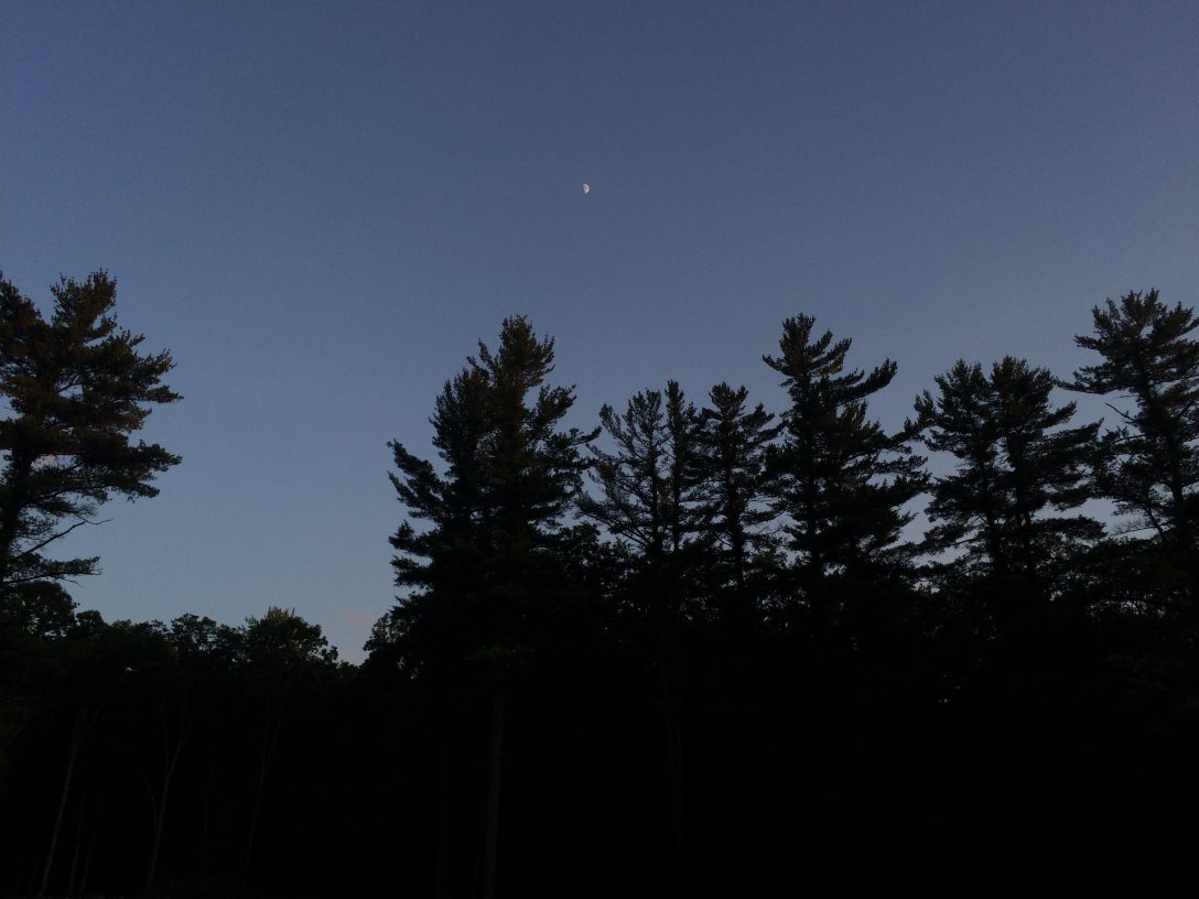 Nighttime over camp